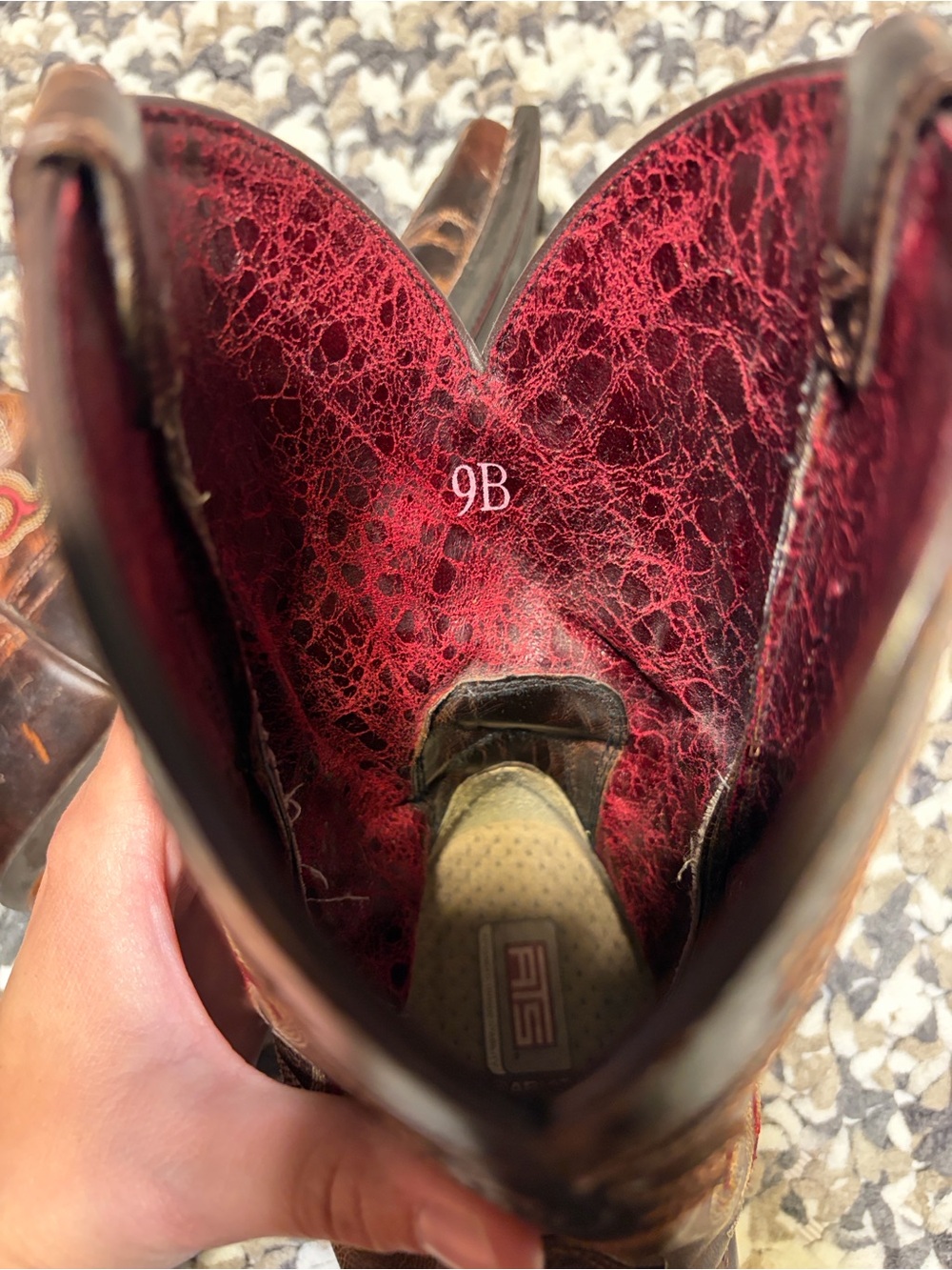 Ariat Brown Leather Boots - Picture 6 of 7